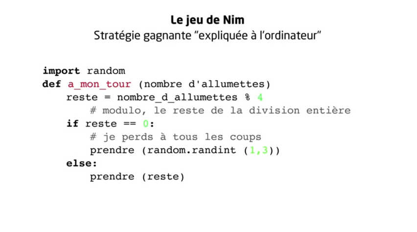 Le jeu de Nim
